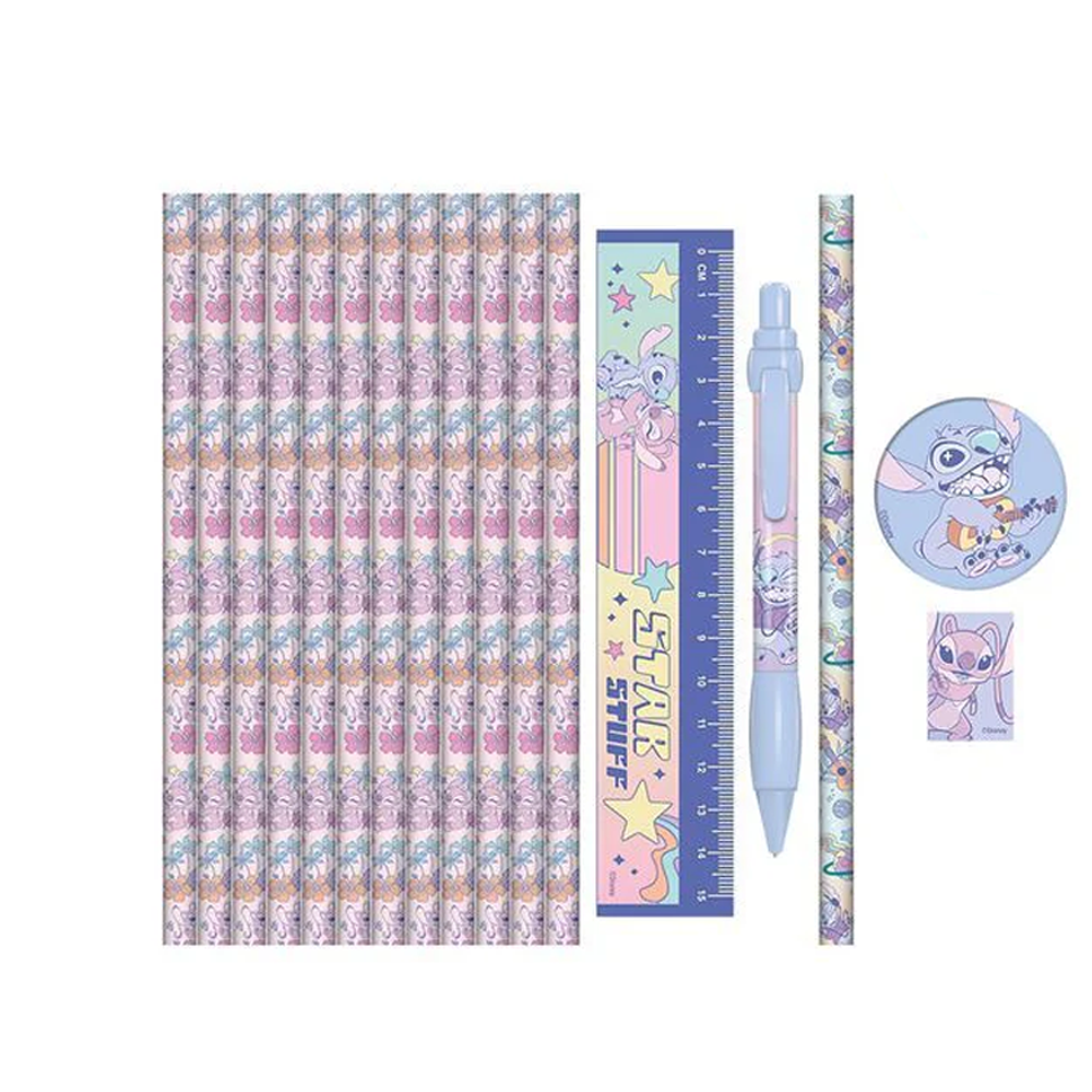 Disney's Lilo and Stitch Pencil Case with Contents