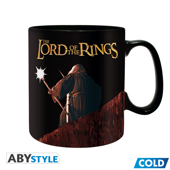 The Lord of the Rings Heat Changing Mug You Shall Not Pass