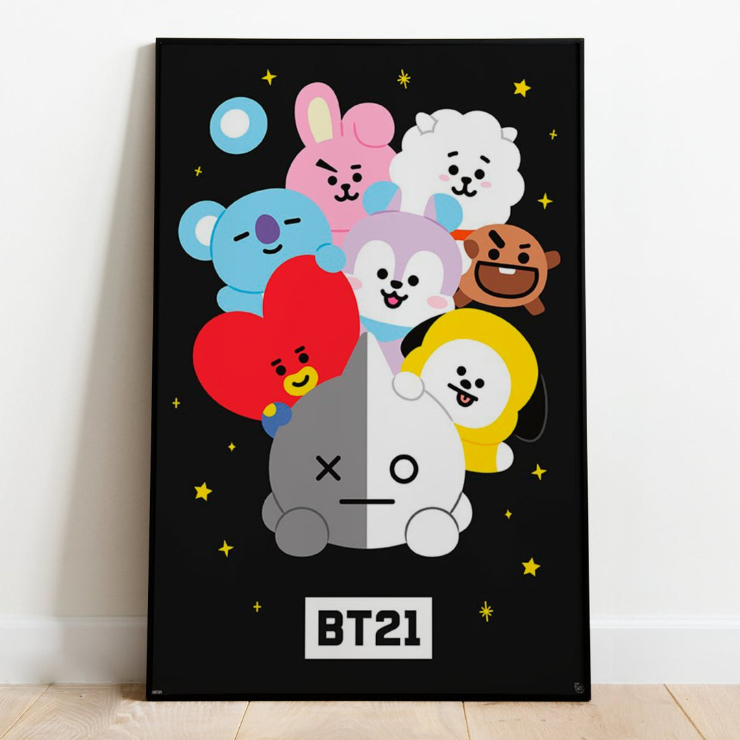 BT21 Plakat Ikoner - Supernerds