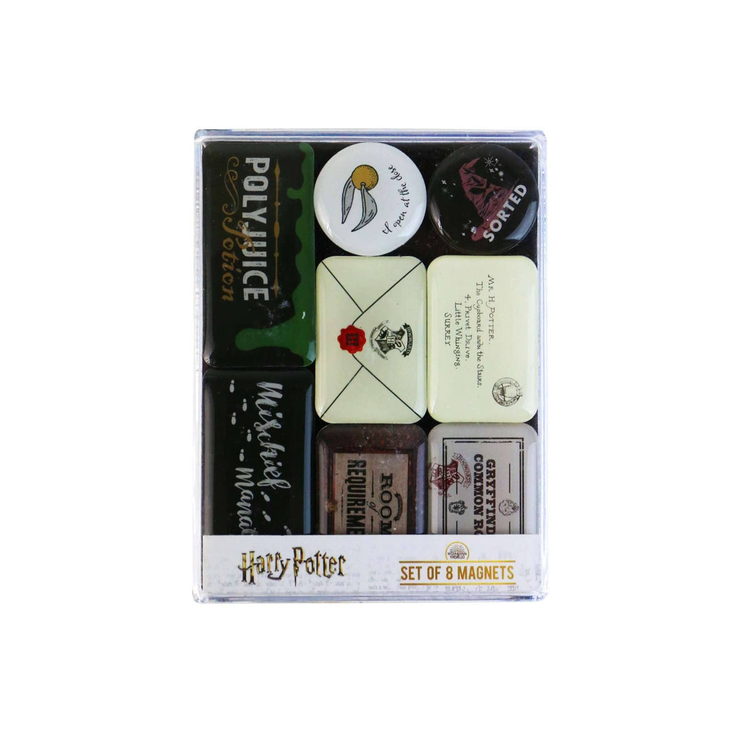 Harry Potter Kjøleskapmagneter Hogwarts Gjenstander 8-pk - Supernerds