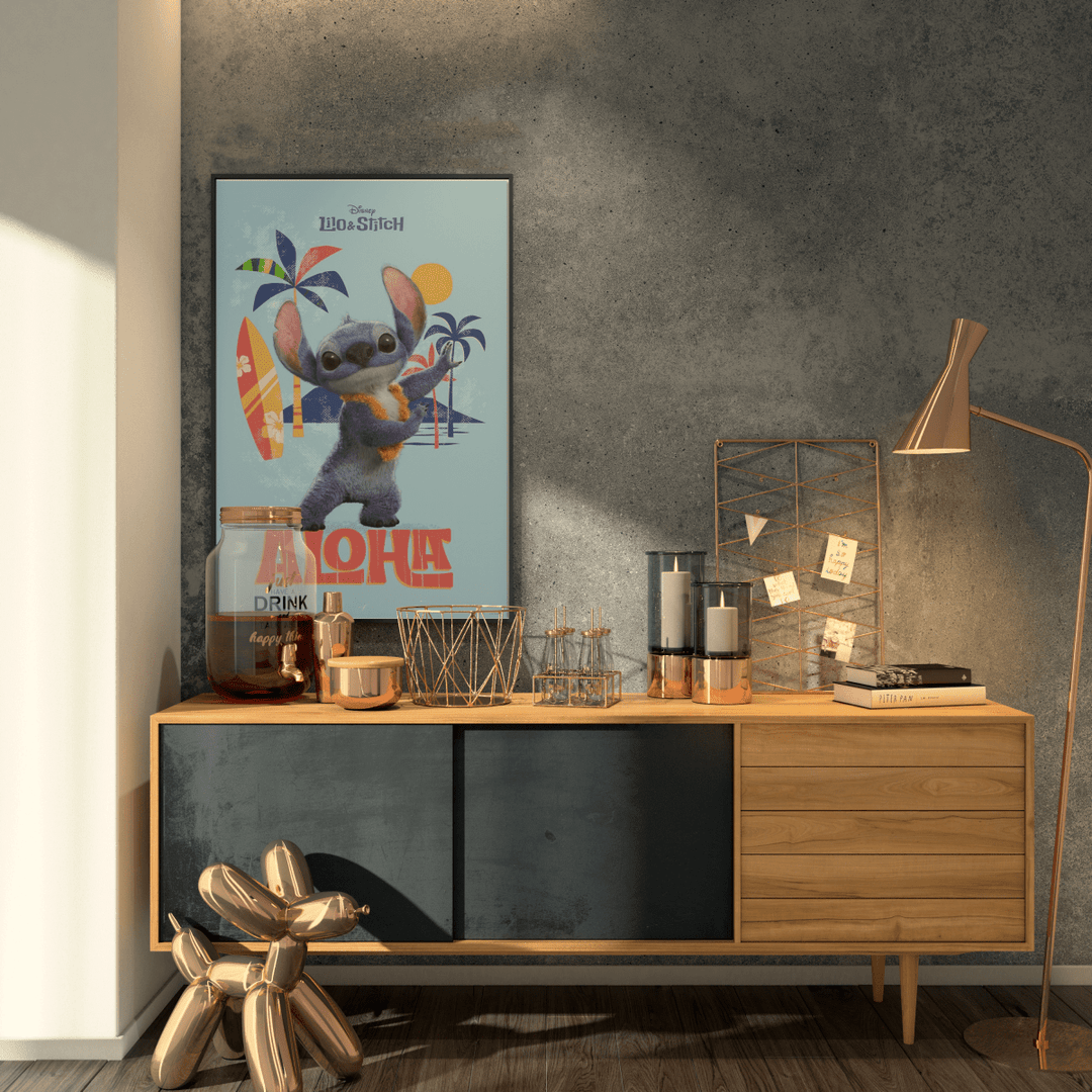 Disney's Lilo and Stitch Plakat Live Action Aloha - Supernerds