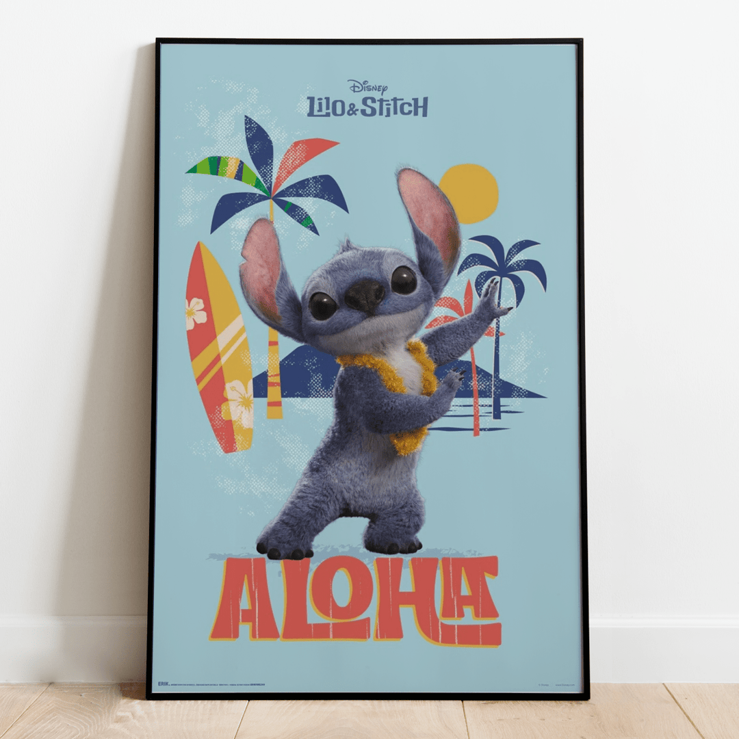 Disney's Lilo and Stitch Plakat Live Action Aloha - Supernerds