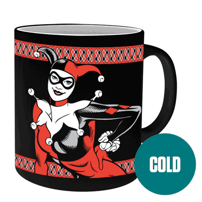 DC Comic's Batman Heat Changing Mug Harley Quinn