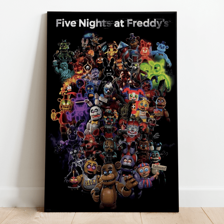 Five Nights at Freddys Plakat Collage - Supernerds