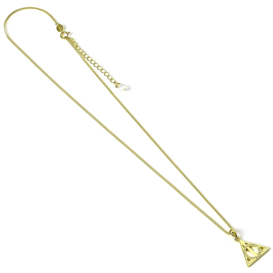 Harry Potter Smykke Gullbelagt Sølv Deathly Hallows - Supernerds