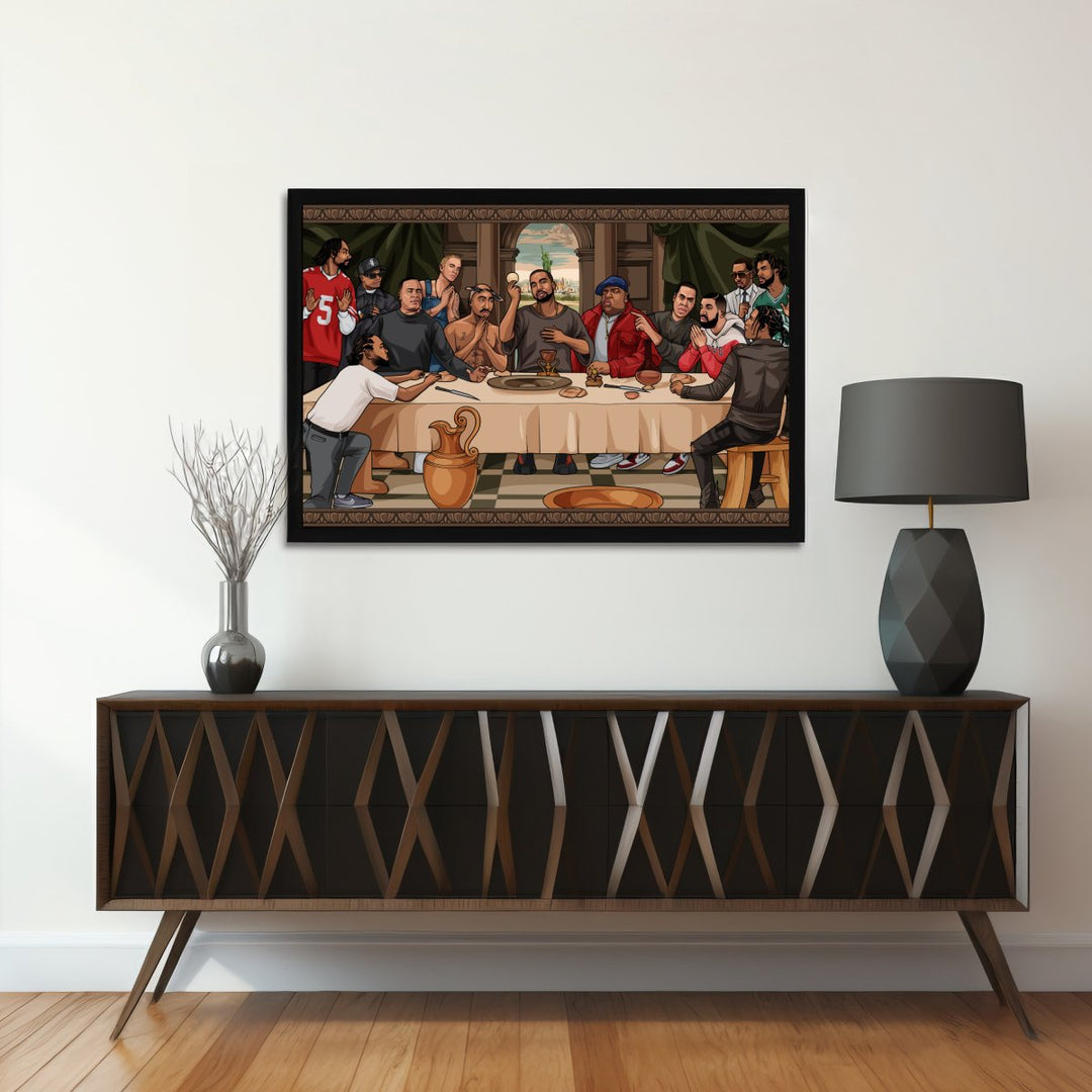 Hip Hop Plakat The Last Supper of Hip Hop - Supernerds