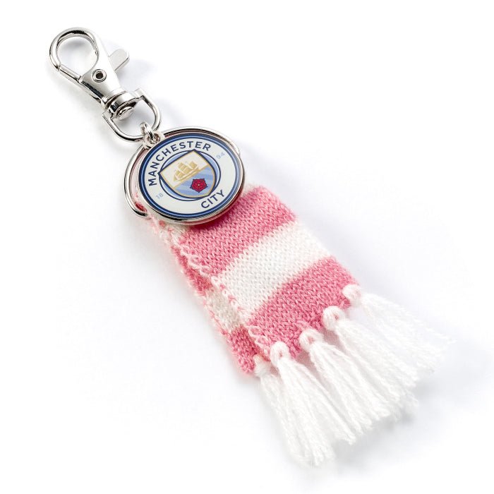 Manchester City Nøkkelring Skjerf Rosa - Supernerds