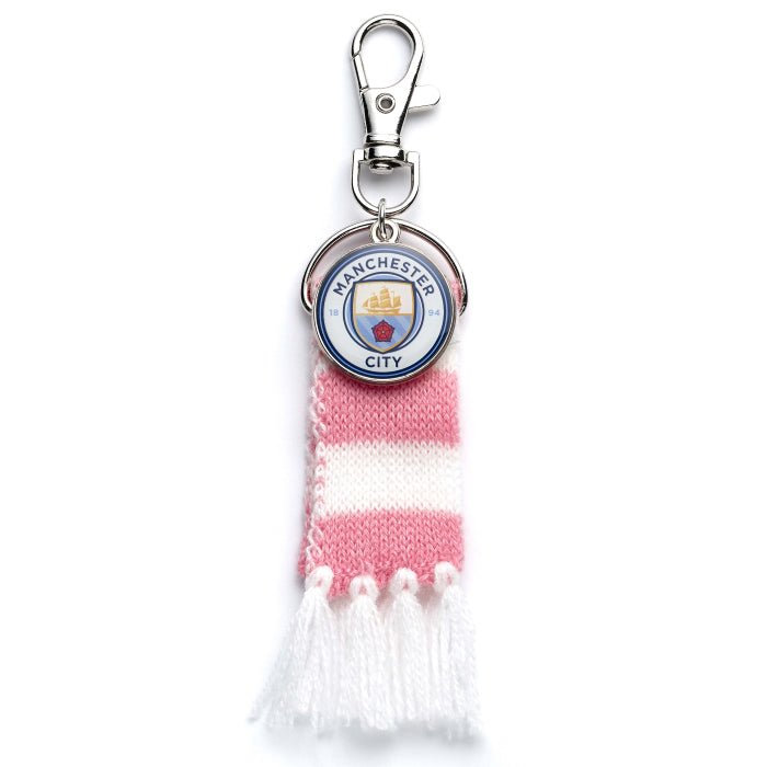 Manchester City Nøkkelring Skjerf Rosa - Supernerds