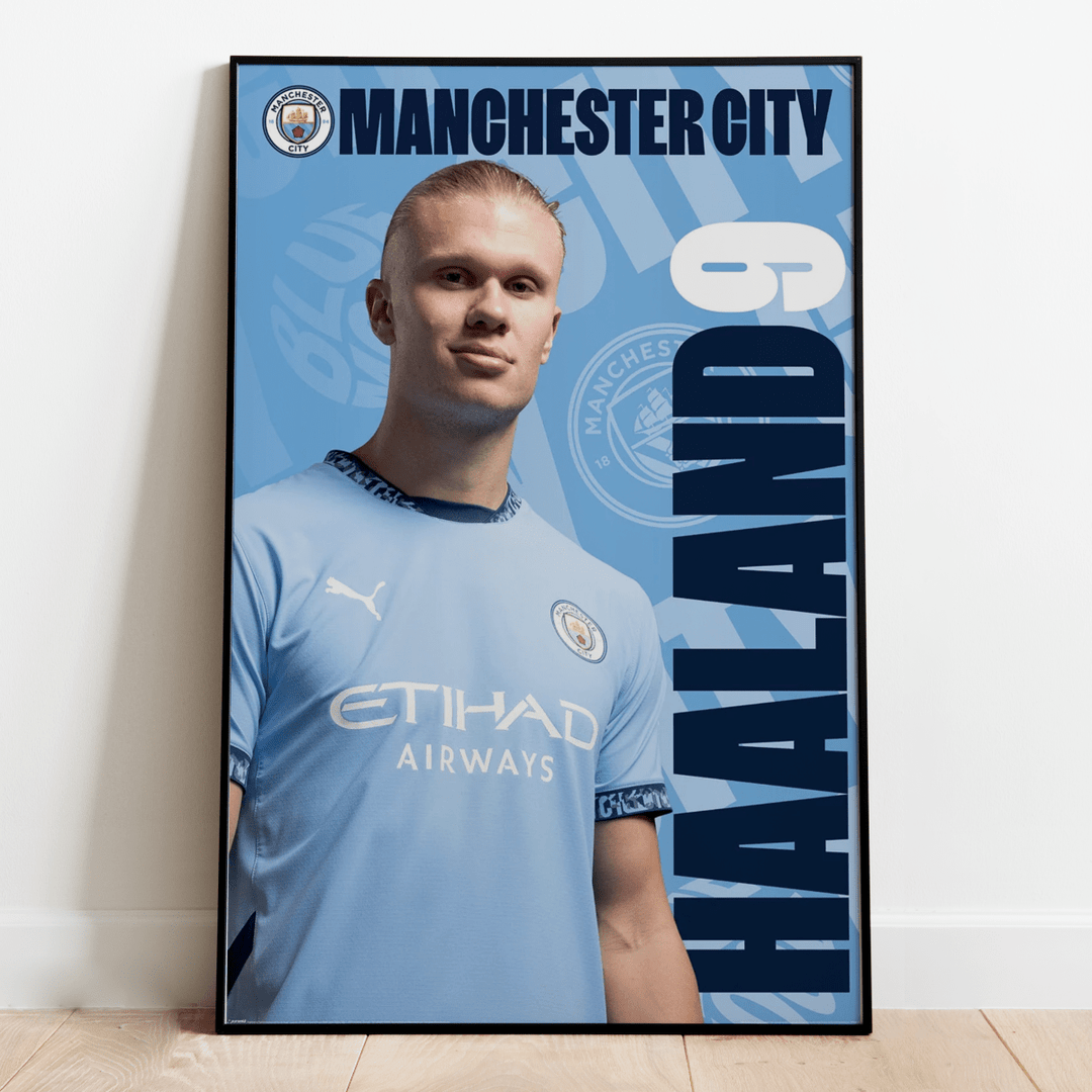 Manchester City Plakat Haaland - Supernerds
