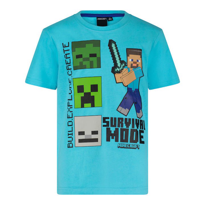 Minecraft T - skjorte Build Explore Create - Supernerds