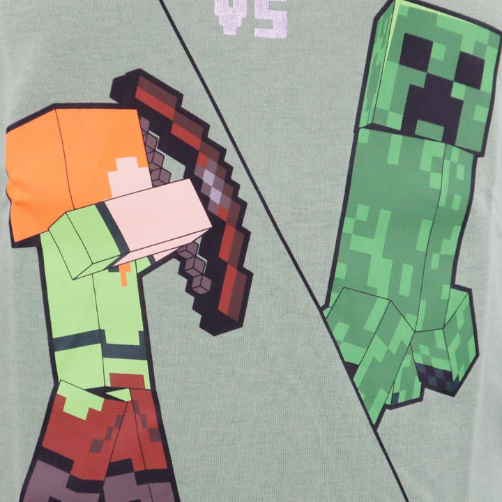 Minecraft T - skjorte Creeper VS Alex - Supernerds