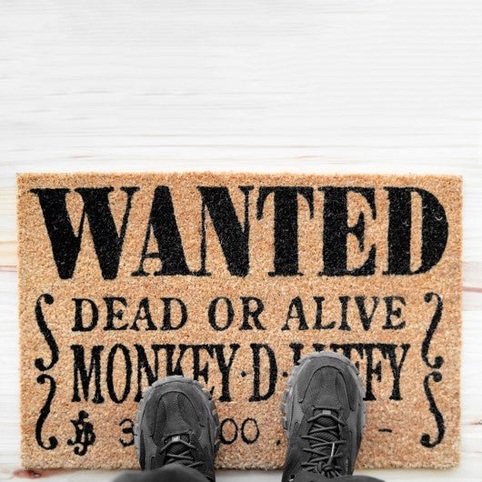 One Piece Dørmatte Wanted - Supernerds