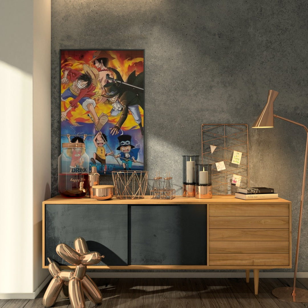 One Piece Plakat Ace Sabo Luffy - Supernerds