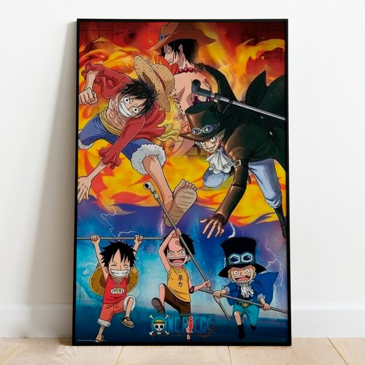 One Piece Plakat Ace Sabo Luffy - Supernerds