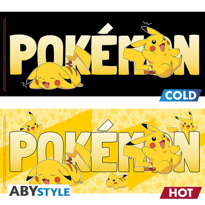 Pokemon Varmeskiftende Kopp Pikachu 460 ml