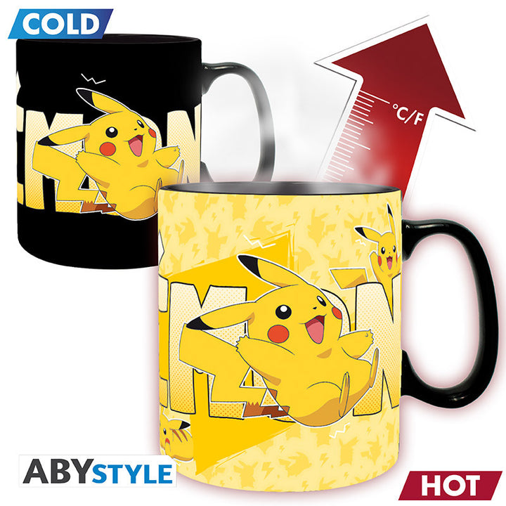 Pokemon Varmeskiftende Kopp Pikachu 460 ml