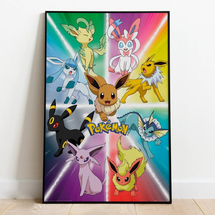 Pokemon Plakat Eevee Evolution - Supernerds