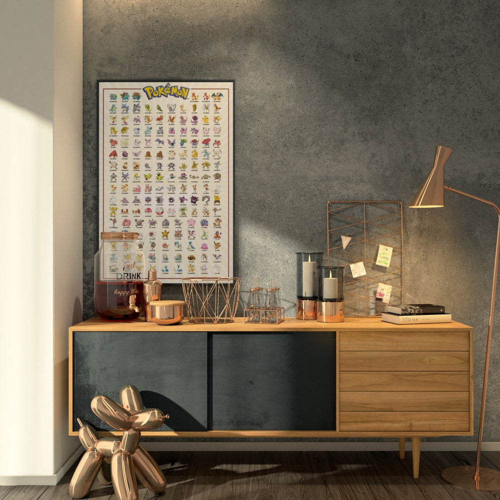 Pokemon Plakat Kanto 151 - Supernerds