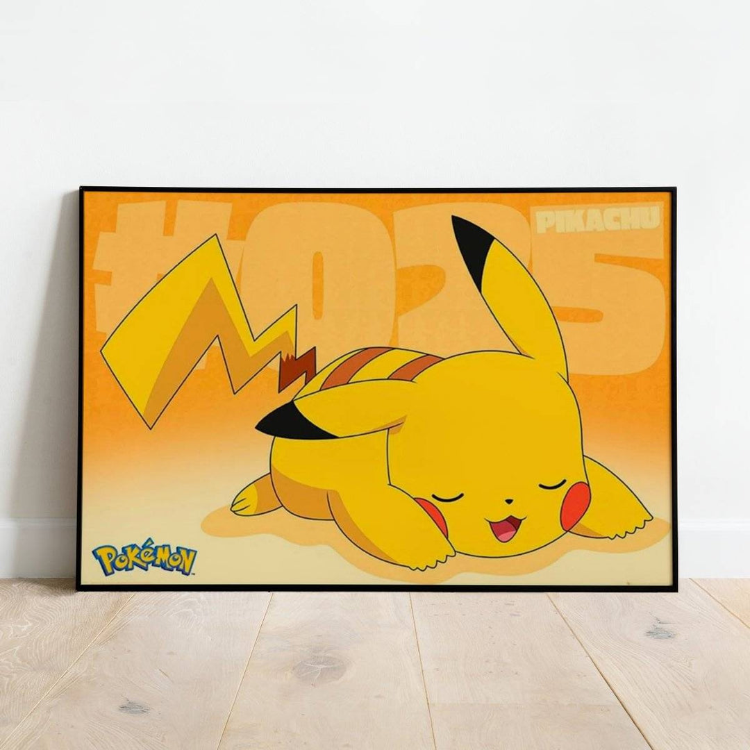 Pokemon Plakat Pikachu Asleep - Supernerds