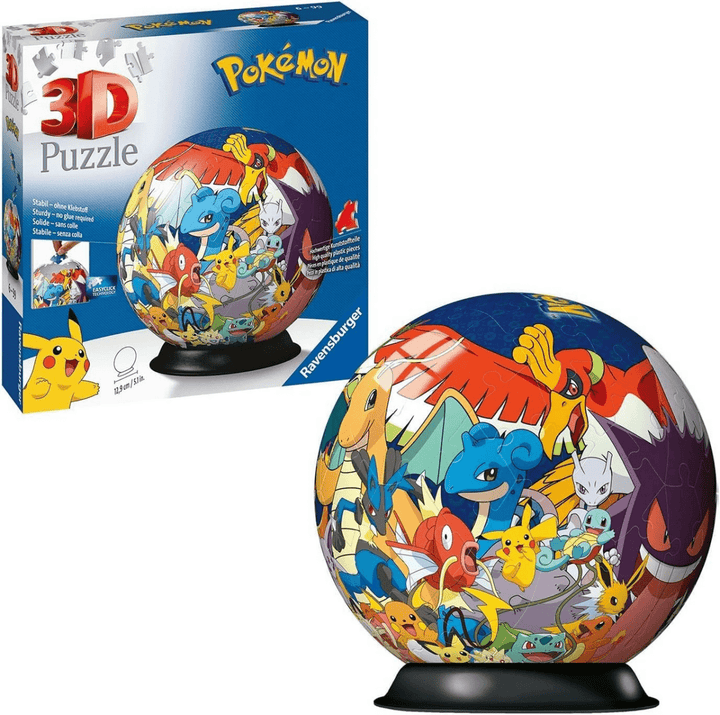 Pokemon Puslespill 3D 72 brikker - Supernerds