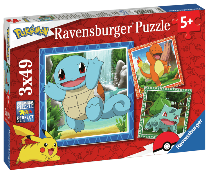 Pokemon Puslespill 49 brikker 3 - pk - Supernerds