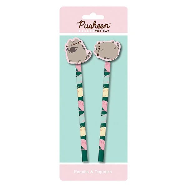 Pusheen Blyant og Viskelær 2 - pk - Supernerds