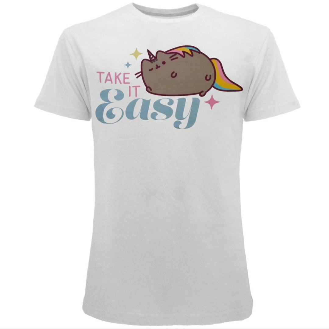 Pusheen T - skjorte Unicorn Cat Dame - Supernerds