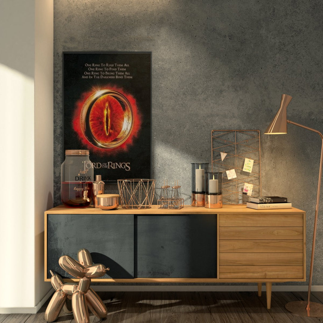 Ringenes Herre Plakat The One Ring - Supernerds