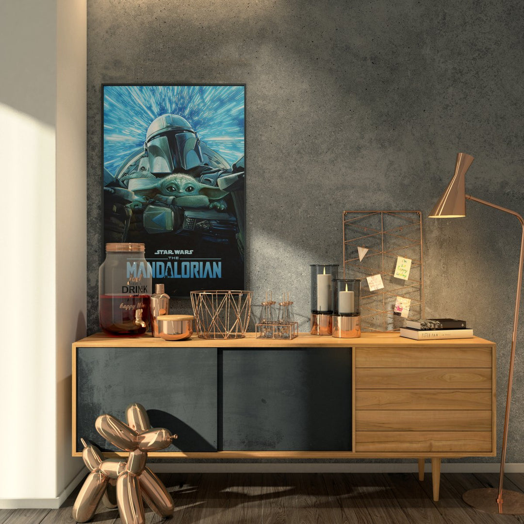 Star Wars Plakat Mandalorian Lightspeed - Supernerds
