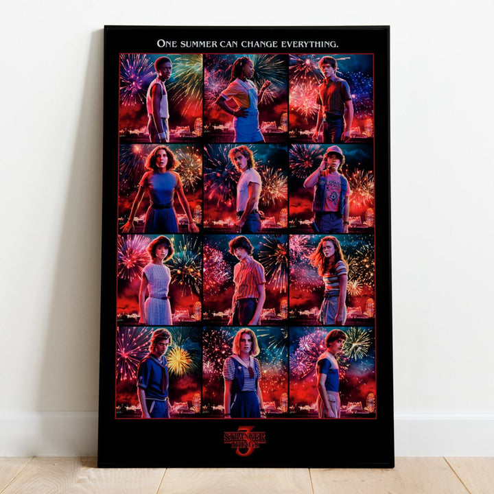 Stranger Things Plakat Character Montage - Supernerds