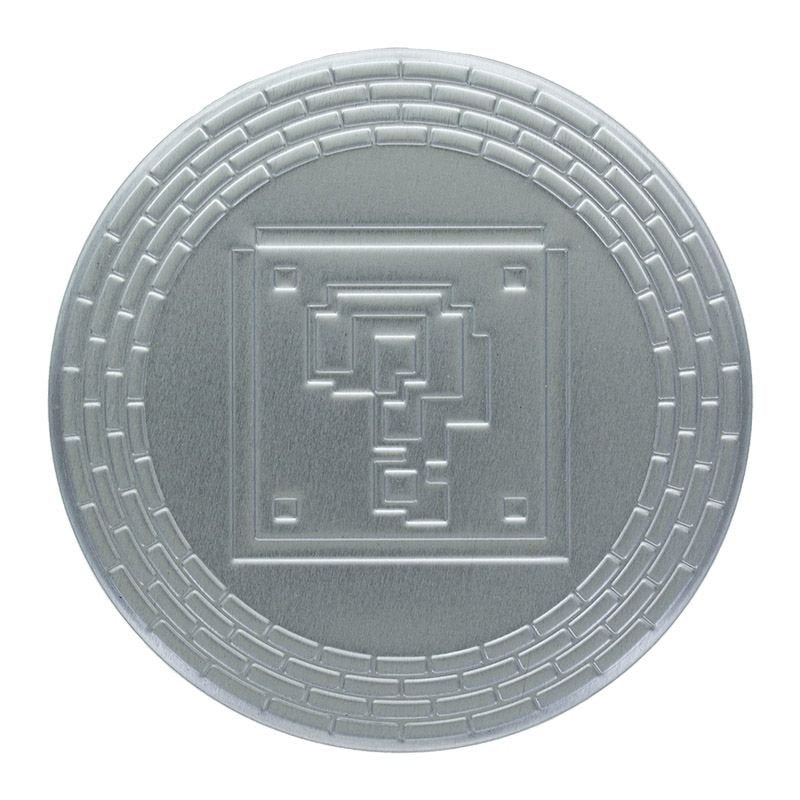 Super Mario Glassbrikker Metall - Supernerds