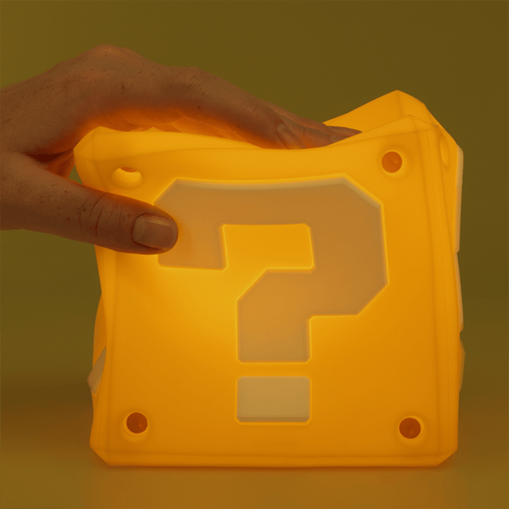 Super Mario Lampe Question Block Squishy - Supernerds
