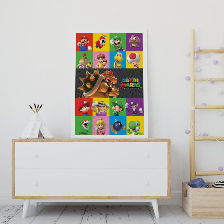 Super Mario Plakat Characters - Supernerds