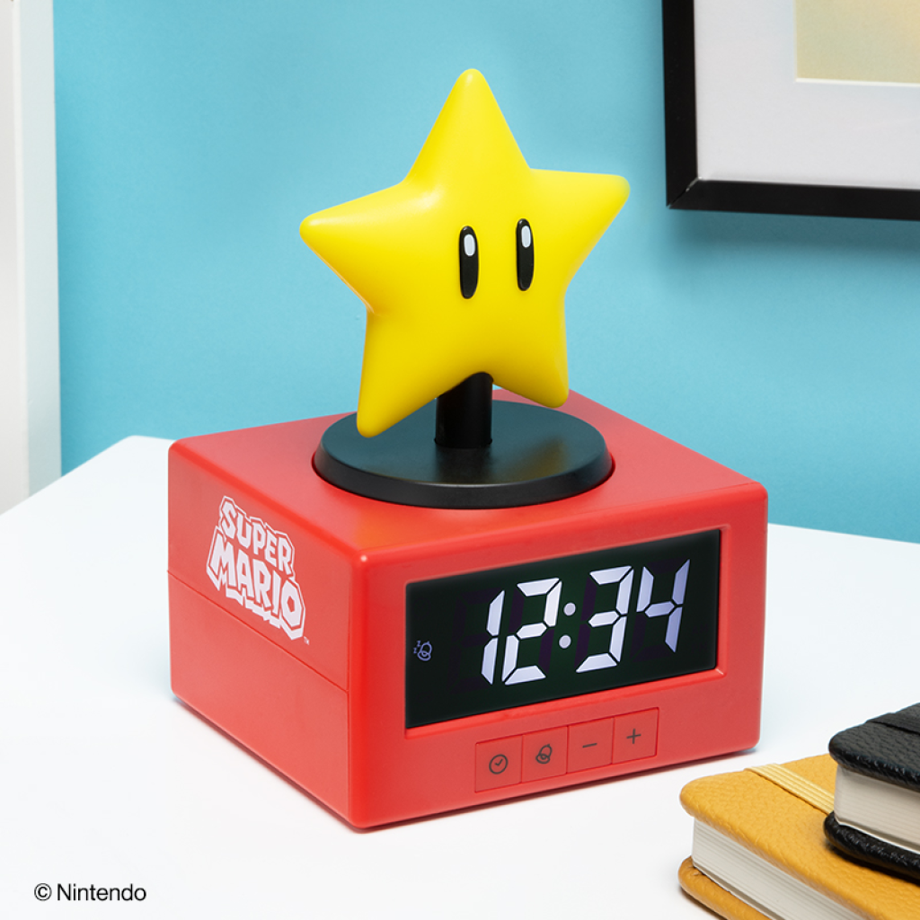 Super Mario Vekkerklokke Super Star