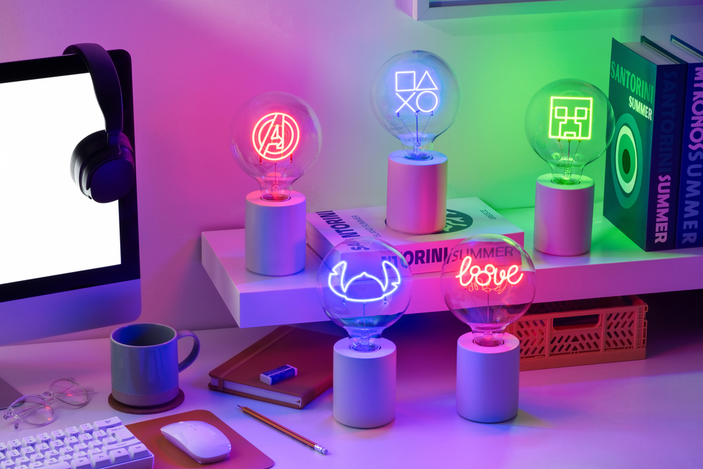 Disney's Lilo and Stitch Lampe LED Neonpære Stitch