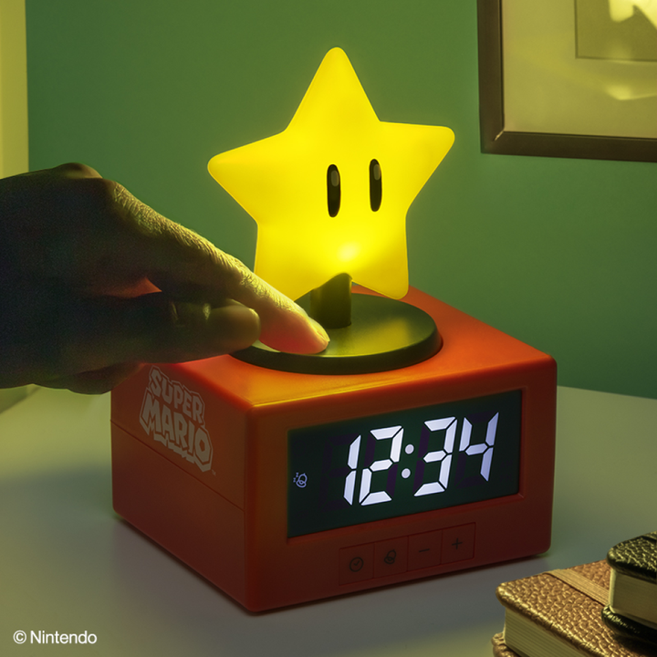 Super Mario Vekkerklokke Super Star