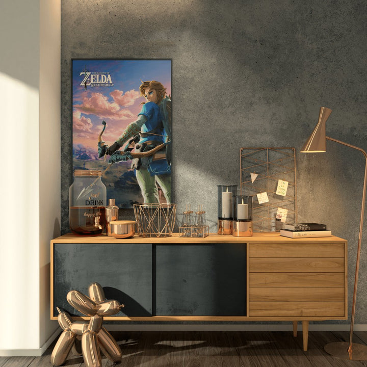 Zelda Plakat Breath of The Wild Hyrule Scene - Supernerds