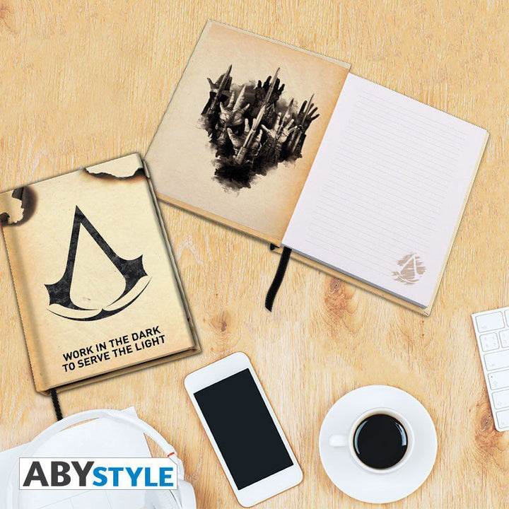 Assassin's Creed Notatbok A5 Crest - Supernerds