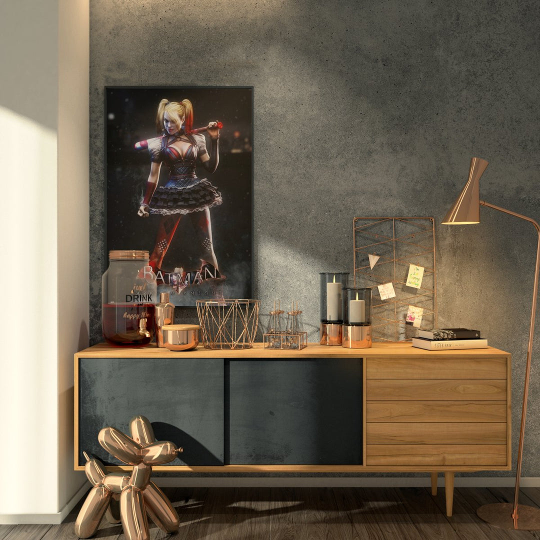 DC Comic's Batman Arkham Knight Plakat Harley Quinn - Supernerds