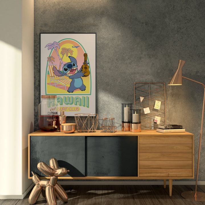 Disney's Lilo and Stitch Plakat Hawaii Surf Club - Supernerds