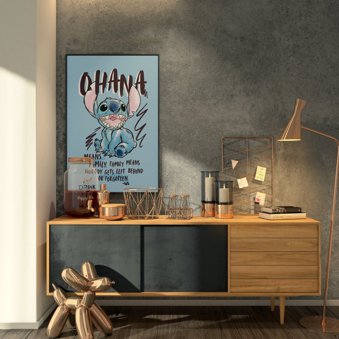 Disney's Lilo and Stitch Plakat Ohana - Supernerds