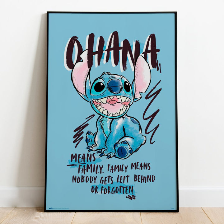 Disney's Lilo and Stitch Plakat Ohana - Supernerds