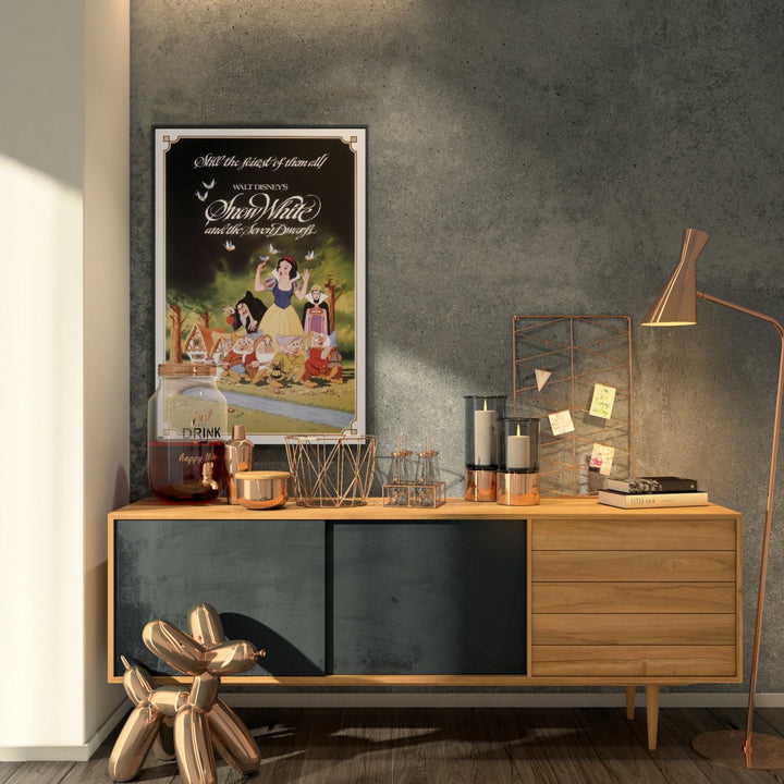Disney's Snehvit Plakat Retro - Supernerds