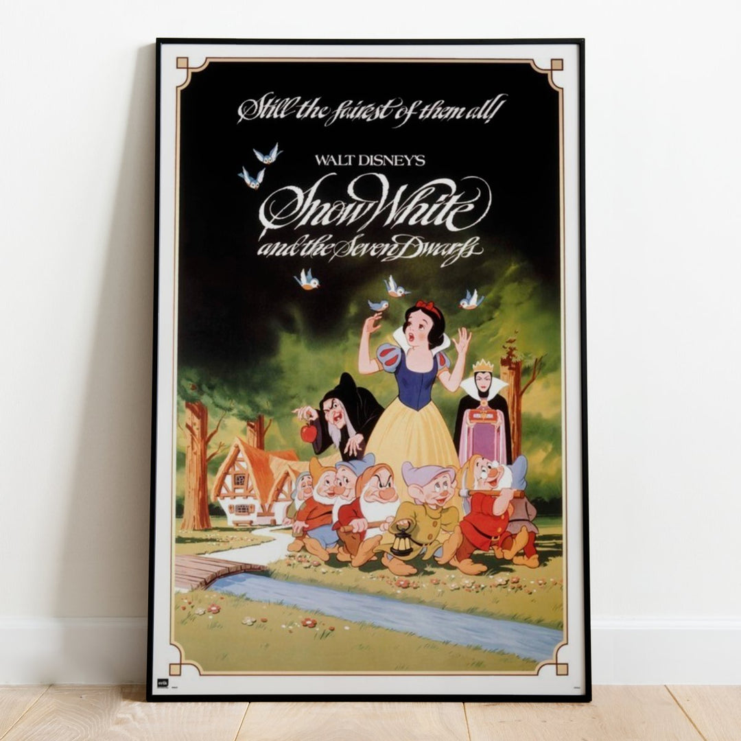 Disney's Snehvit Plakat Retro - Supernerds