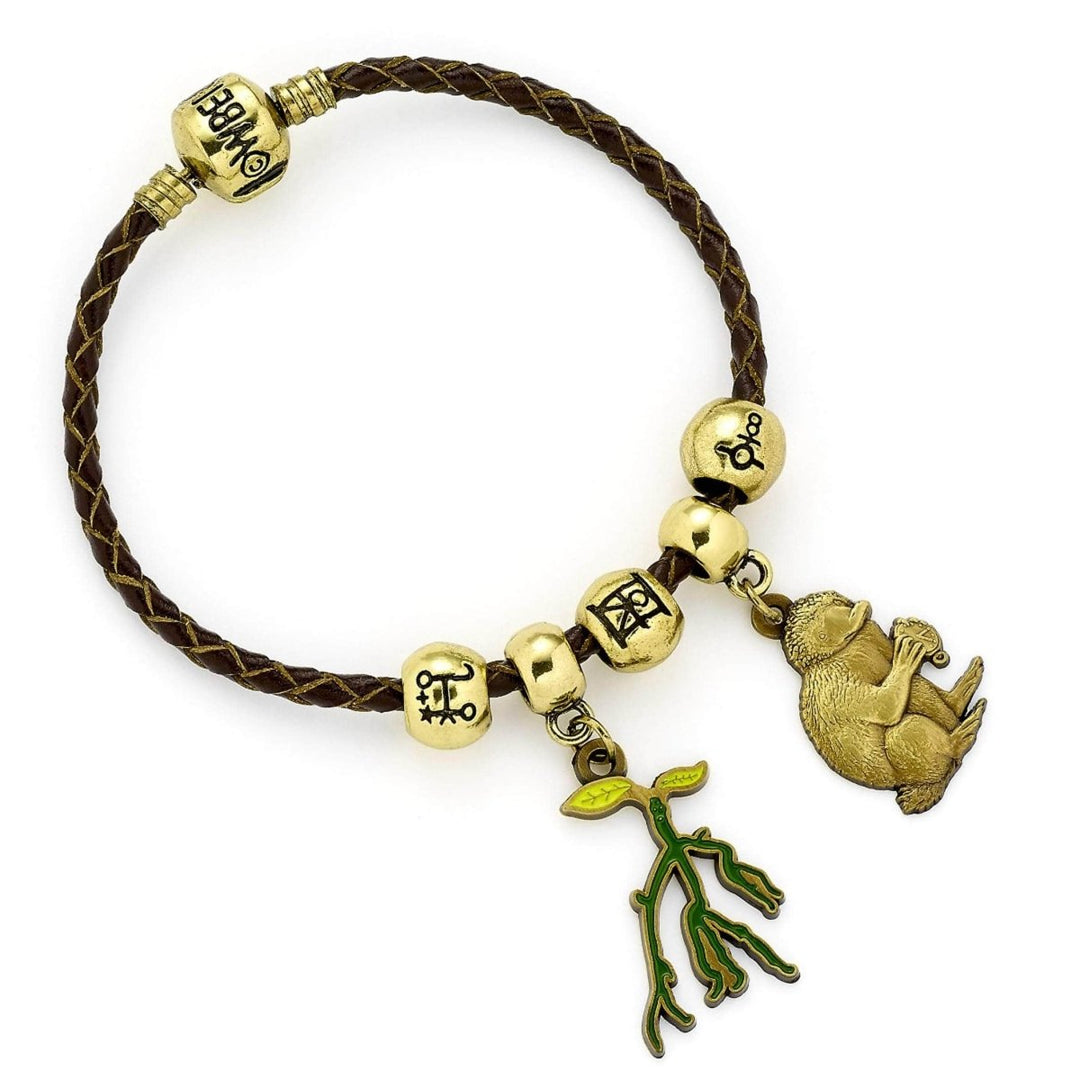 Fabeldyr Armbånd Lær Niffler og Bowtruckle - Supernerds