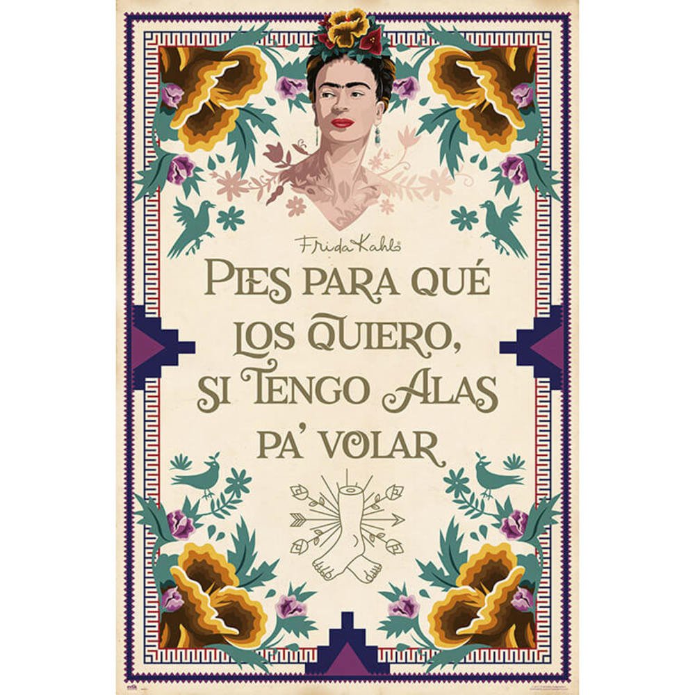 Frida Kahlo Plakat - Supernerds
