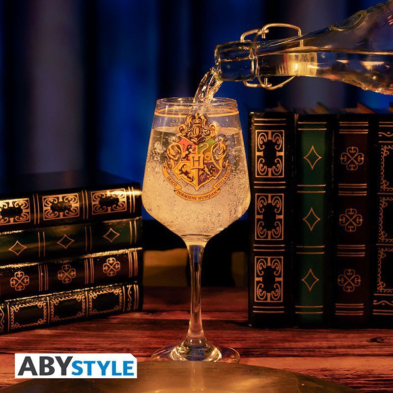 Harry Potter Drikkeglass Crest - Supernerds