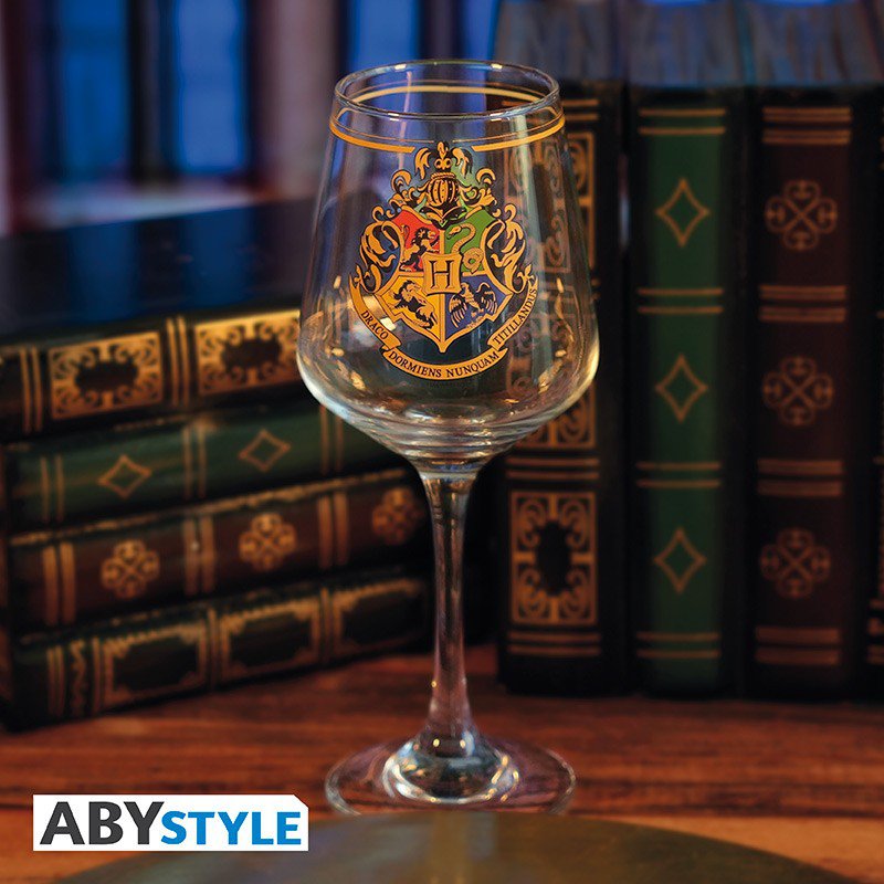 Harry Potter Drikkeglass Crest - Supernerds