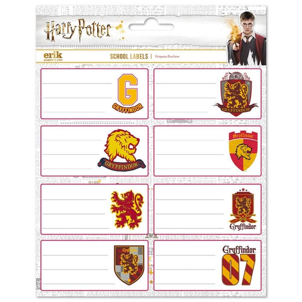 Harry Potter Etiketter Selvklebende Gryffindor - Supernerds