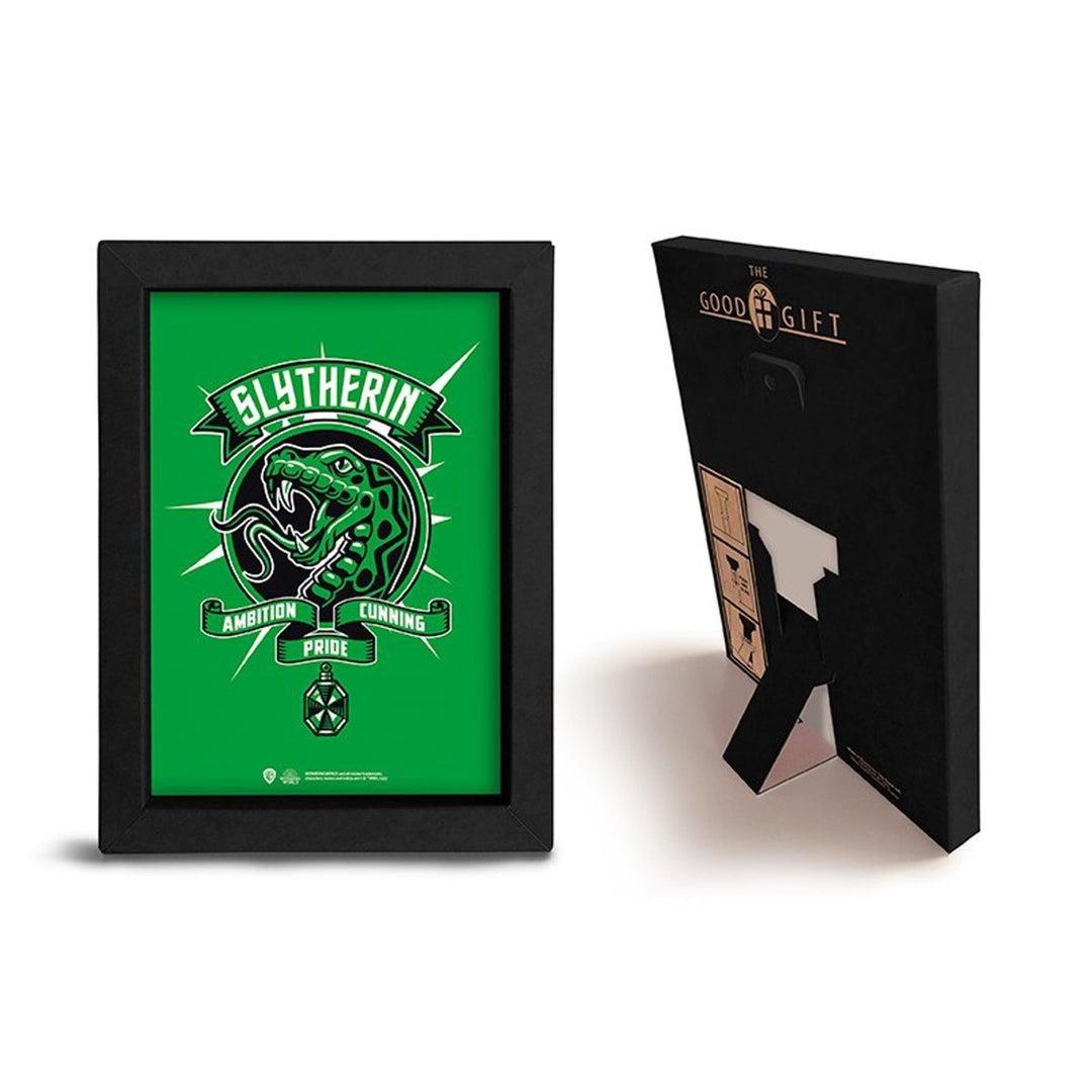 Harry Potter Innrammet Bilde 15x20 Slytherin - Supernerds